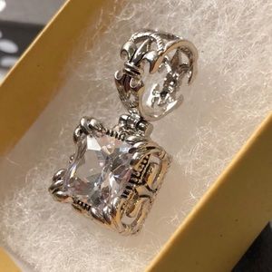 Silpada ‘Uptown’ Cubic Zirconia Sterling Silver Pendant S0979